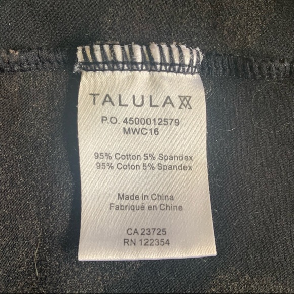 Cute & Classy Black with Beige Floral Skirt by Talula - Picture 9 of 11